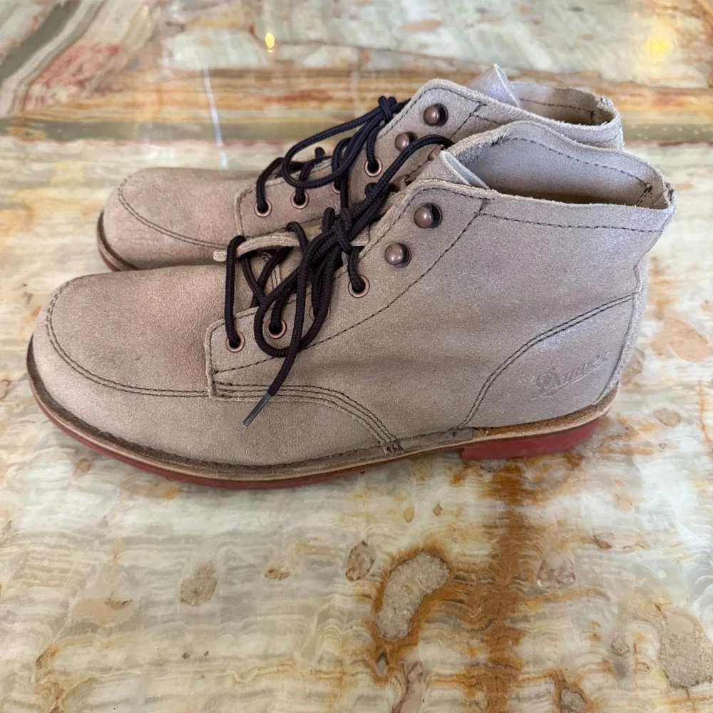 Danner Men's Chukka Boots Taupe‎ Gray Jack 5 Inch Nickel Leather Lace-Up 10.5D